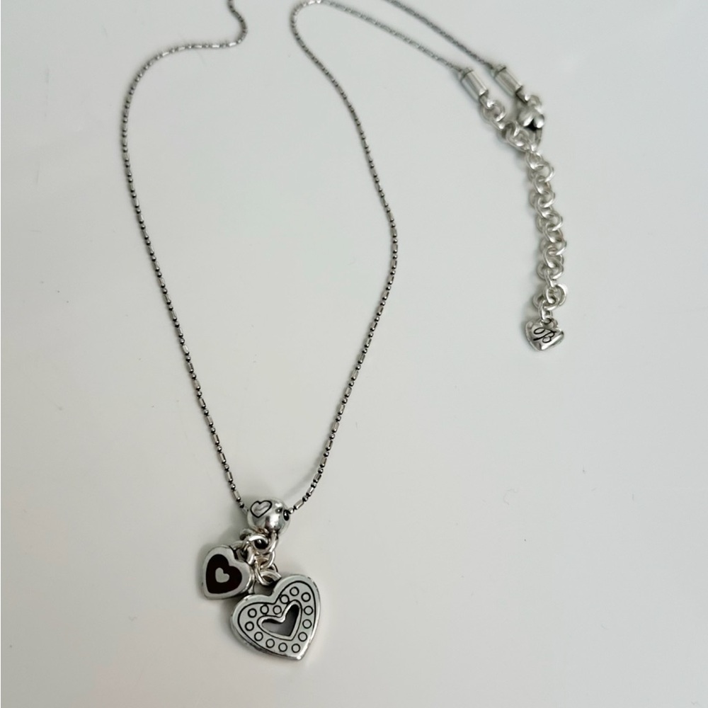 Brighton silver-plated heart charm necklace - Picture 2 of 6